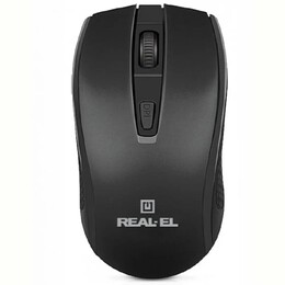 Мышь беспроводная REAL-EL RM-308 Black