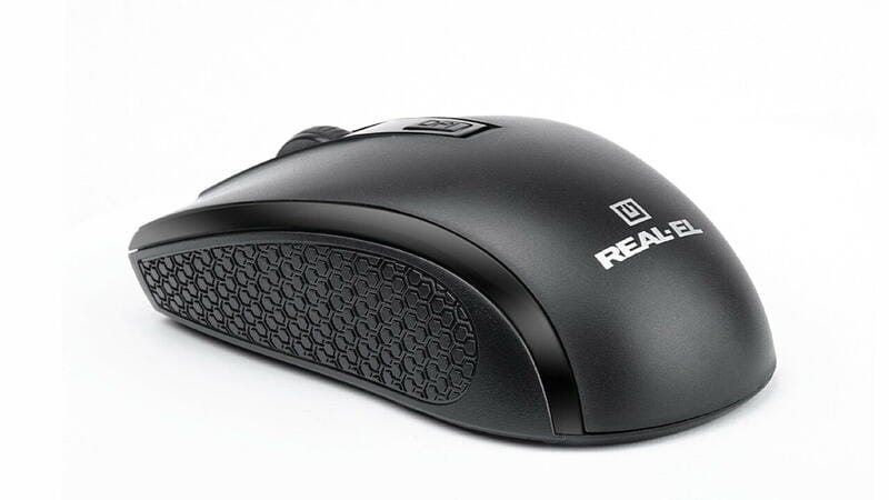 Мышь беспроводная REAL-EL RM-308 Black