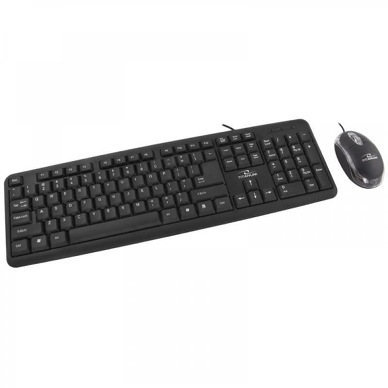 Комплект (клавіатура, мишка) Esperanza TK106 Black USB