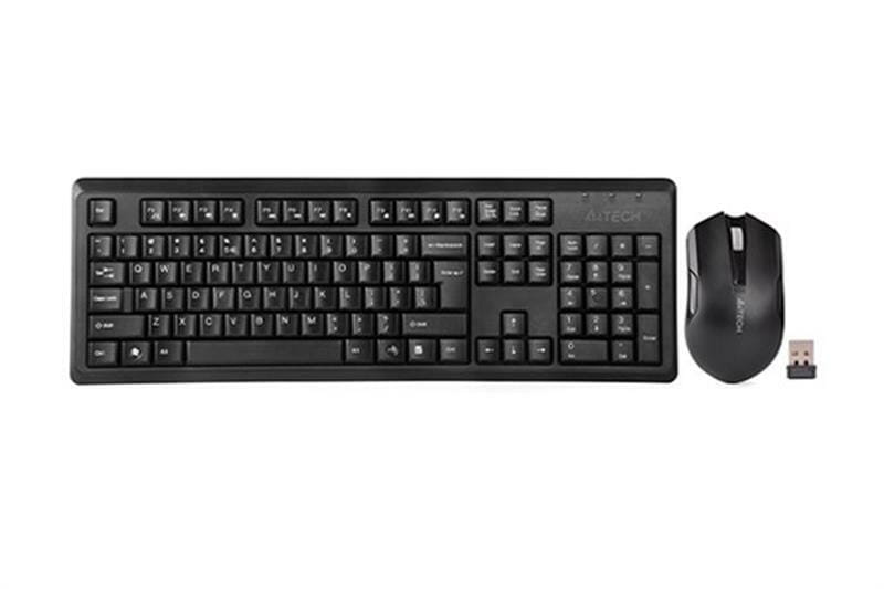 Комплект (клавіатура, миша) бездротовий A4Tech 4200N (GR-92+G3-200N) Black USB