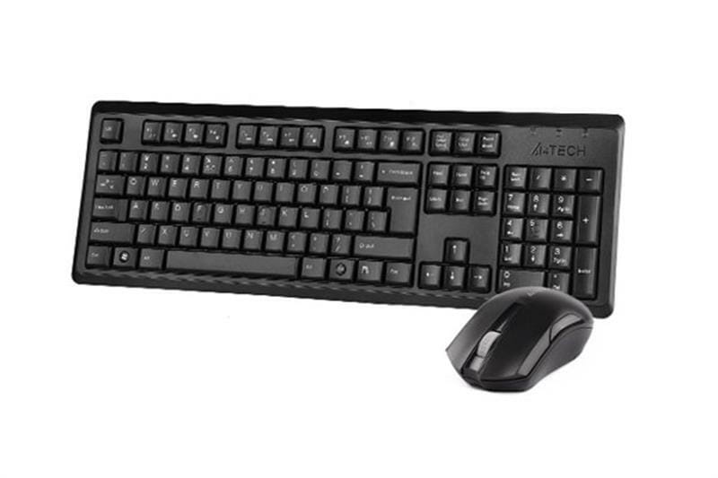 Комплект (клавиатура, мышь) беспроводной A4Tech 4200N (GR-92+G3-200N) Black