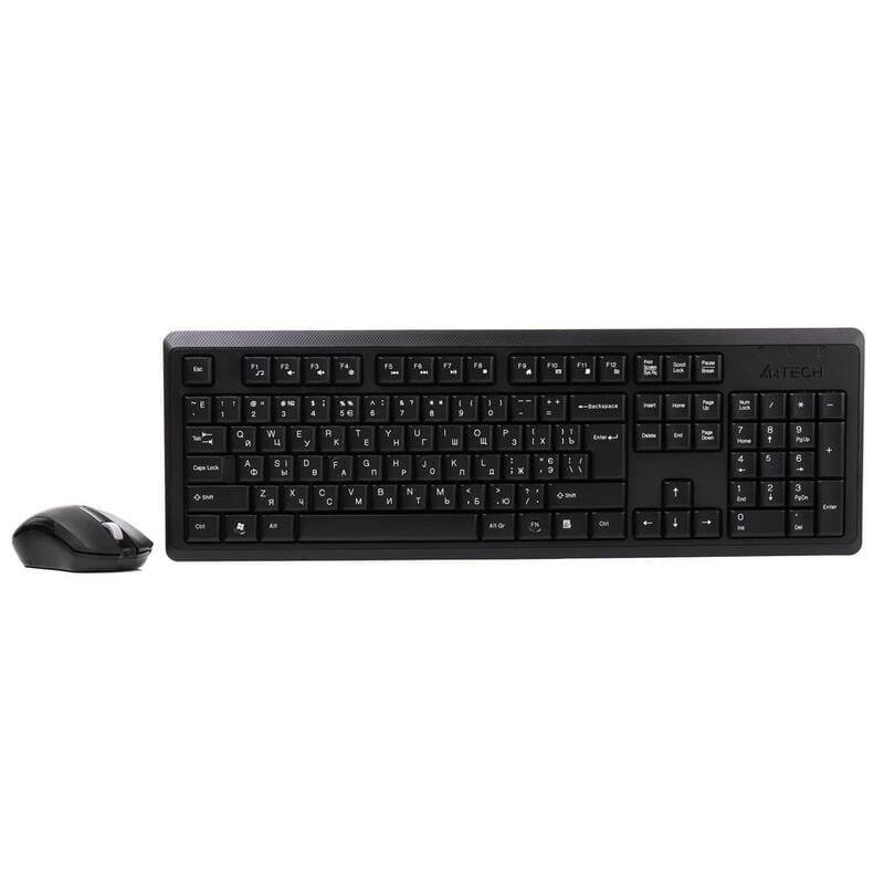 Комплект (клавиатура, мышь) беспроводной A4Tech 4200N (GR-92+G3-200N) Black
