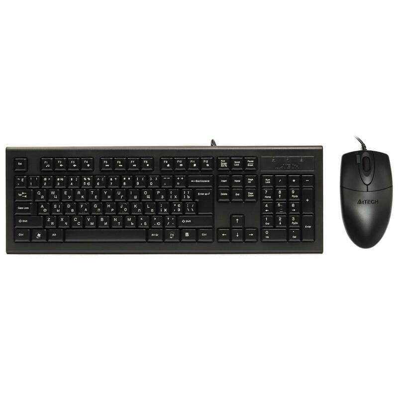 Комплект (клавиатура, мышь) A4Tech KR-8520D Black