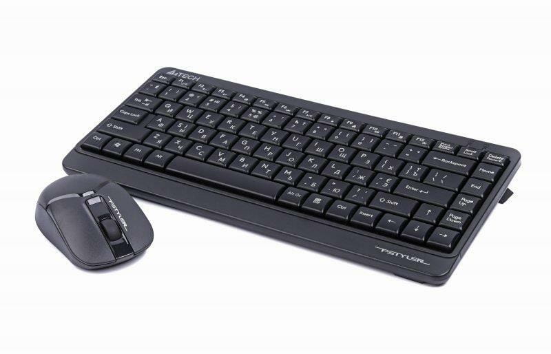 Комплект (клавиатура, мышь) беспроводной A4Tech FG1112 Black USB