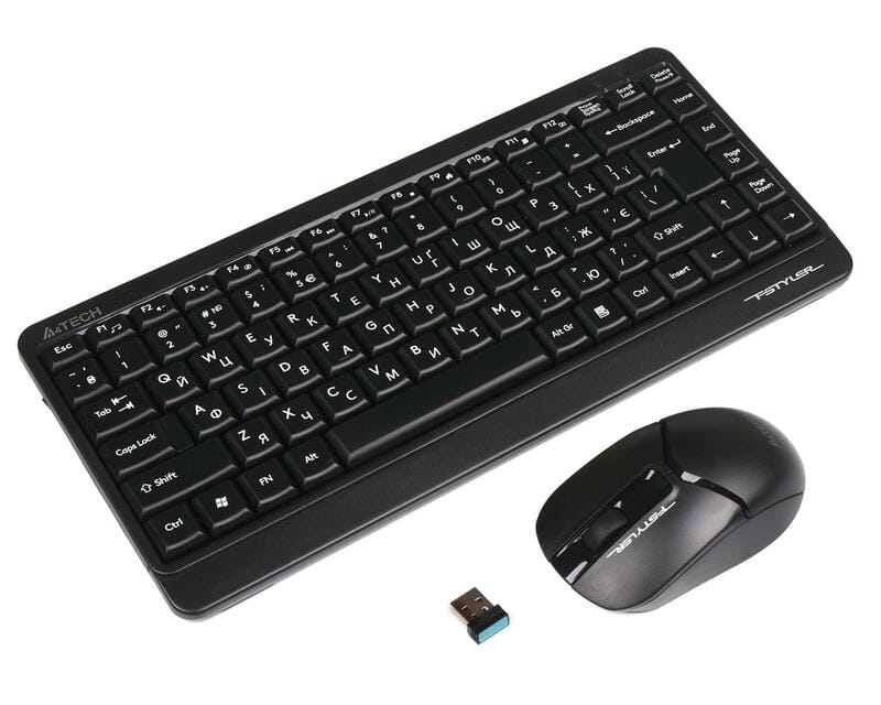 Комплект (клавиатура, мышь) беспроводной A4Tech FG1112 Black