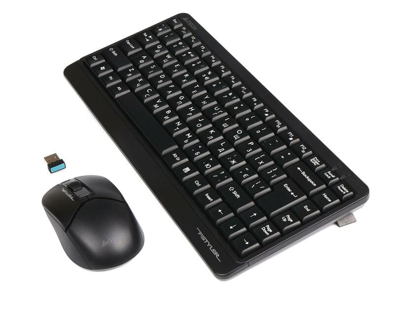 Комплект (клавиатура, мышь) беспроводной A4Tech FG1112 Black