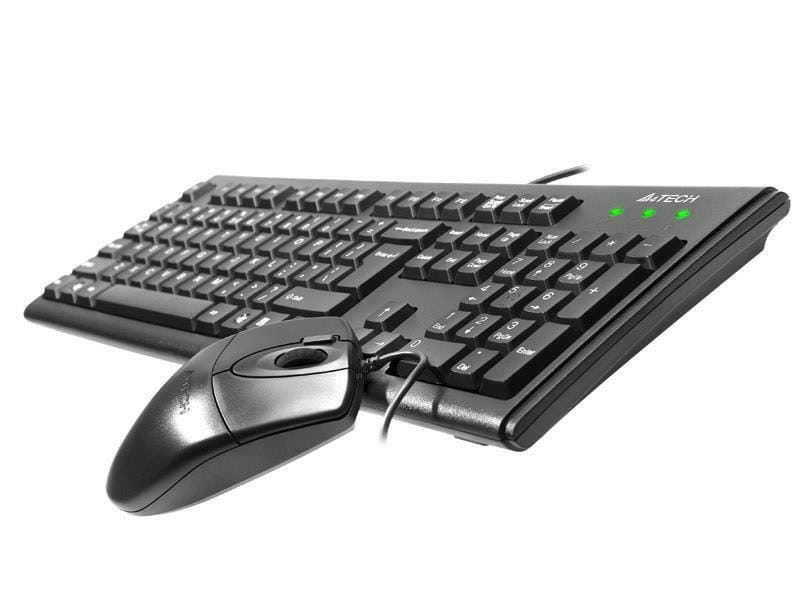 Комплект (клавіатура, мишка) A4Tech KM-72620D Black USB