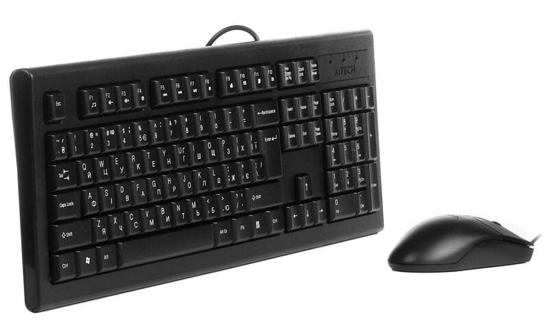 Комплект (клавіатура, миша) A4Tech KR-8572 Black