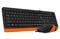 Фото - Комплект (клавиатура, мышь) A4Tech F1010 Black/Orange USB | click.ua