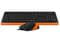 Фото - Комплект (клавіатура, миша) A4Tech F1010 Black/Orange | click.ua