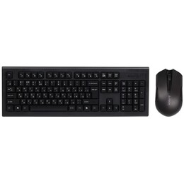 Комплект (клавиатура, мышь) беспроводной A4Tech 3000N Black USB
