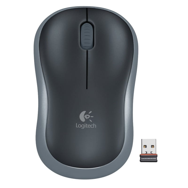 Мышь беспроводная Logitech M185 Grey (910-002238)