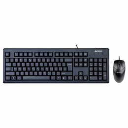 Комплект (клавіатура, миша) A4Tech KR-8372 Black