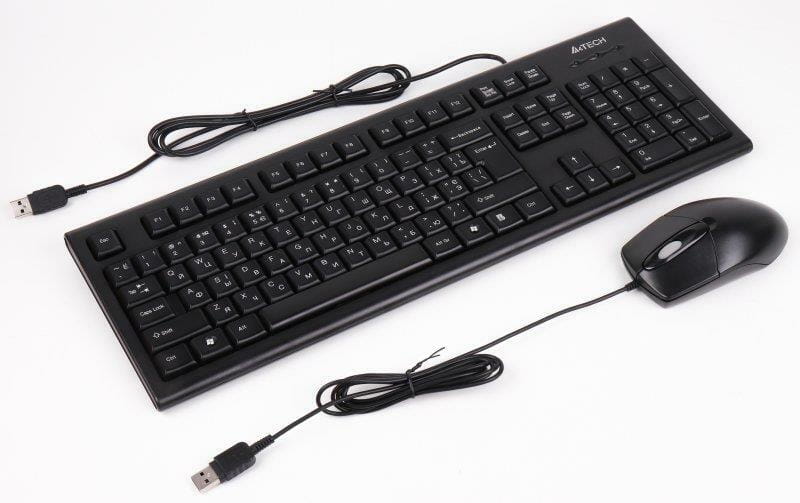 Комплект (клавиатура, мышь) A4Tech KR-8372 Black