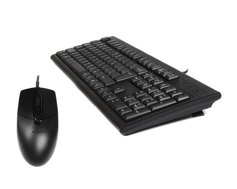 Комплект (клавіатура, миша) A4Tech KR-8372 Black