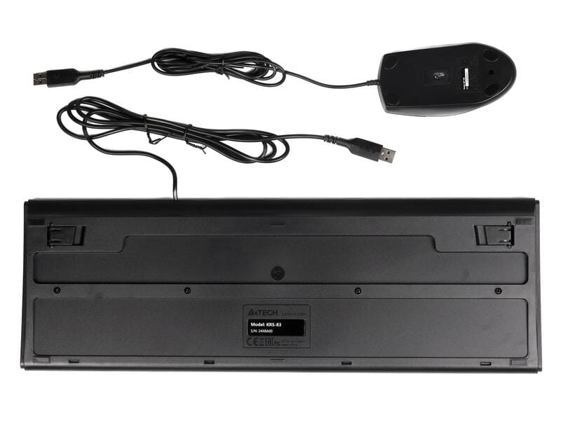 Комплект (клавіатура, миша) A4Tech KR-8372 Black