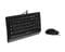 Фото - Комплект (клавіатура, миша) A4Tech F1512 Black | click.ua