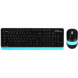 Комплект (клавіатура, миша) бездротовий A4Tech FG1010 Black/Blue