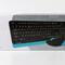 Фото - Комплект (клавіатура, мишка) бездротовий A4Tech FG1010 Black/Blue USB | click.ua