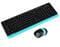 Фото - Комплект (клавиатура, мышь) беспроводной A4Tech FG1010 Black/Blue | click.ua