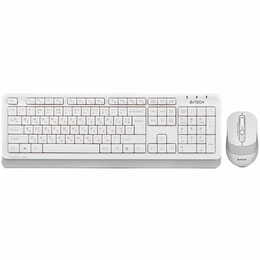 Комплект (клавиатура, мышь) беспроводной A4Tech Fstyler FG1010 White