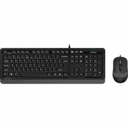 Комплект (клавиатура, мышь) A4Tech F1010 Black/Grey