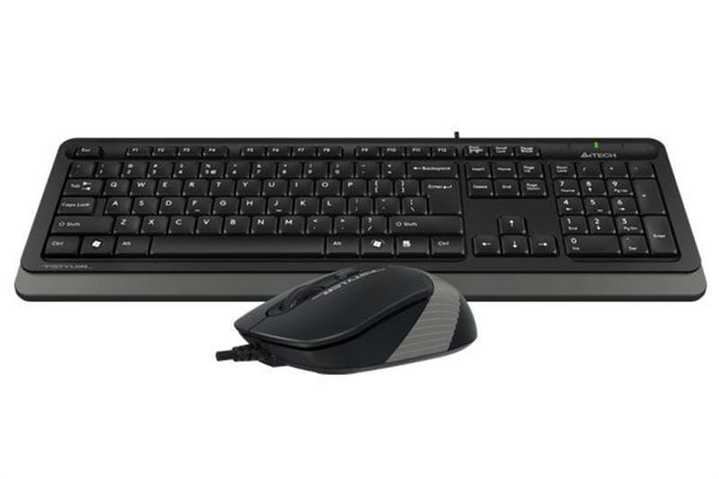 Комплект (клавіатура, миша) A4Tech F1010 Black/Grey