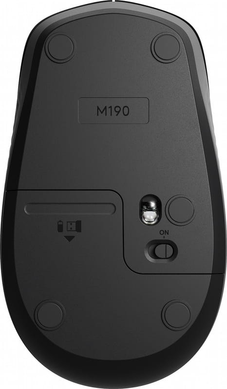 Мышь беспроводная Logitech M190 Wireless Charcoal (910-005905)