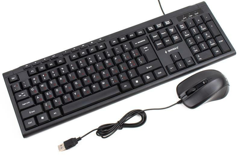 Комплект (клавиатура, мышь) Gembird KBS-UM-03-UA Black USB