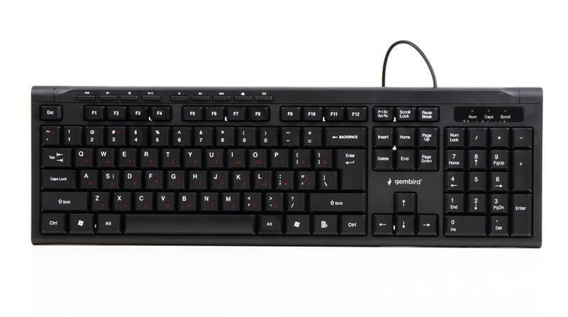 Комплект (клавиатура, мышь) Gembird KBS-UM-03-UA Black