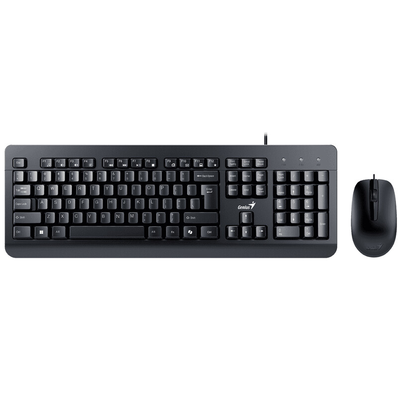 Комплект (клавіатура, миша) Genius KM-160 UKR Black (31330001419)