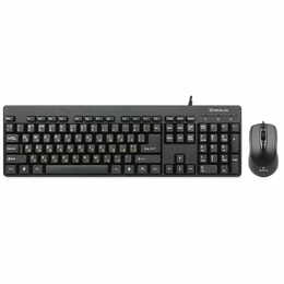 Комплект (клавиатура, мышь) REAL-EL Standard 503 Kit Black (EL123100022)
