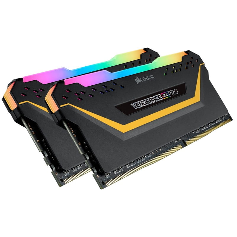 Модуль памяти DDR4 2x8GB/3200 Corsair Vengeance RGB Pro Black (CMW16GX4M2C3200C16-TUF)