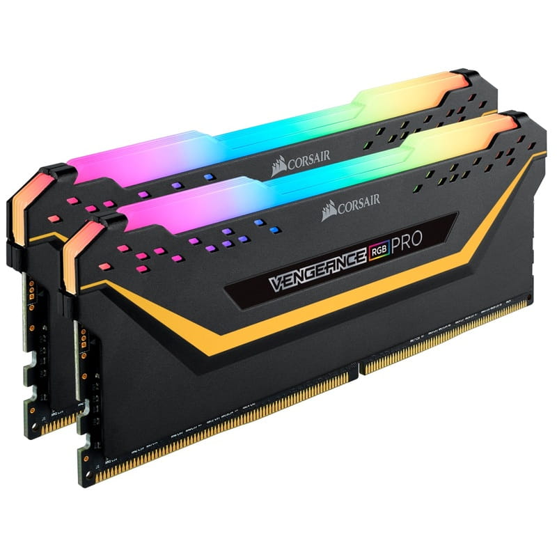 Модуль пам'ятi DDR4 2x8GB/3200 Corsair Vengeance RGB Pro Black (CMW16GX4M2C3200C16-TUF)