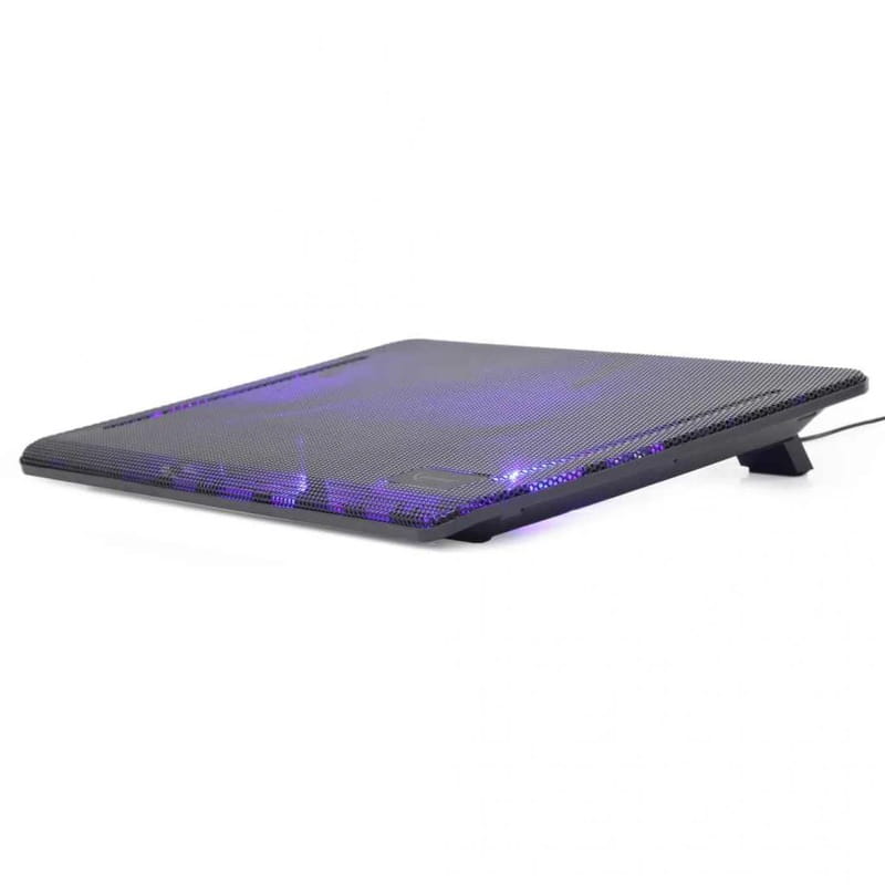 Охлаждающая подставка для ноутбука Gembird NBS-2F15-01 Black 15,6"