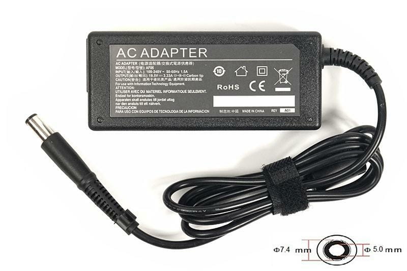 Блок живлення PowerPlant для ноутбука HP 19.5V 3.33A 65W 7.4х5мм (HP65G7450)
