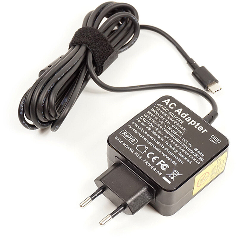 Универсальный блок питания PowerPlant для ноутбуков 220V, 20V 2.25A Type-C (NA700059)