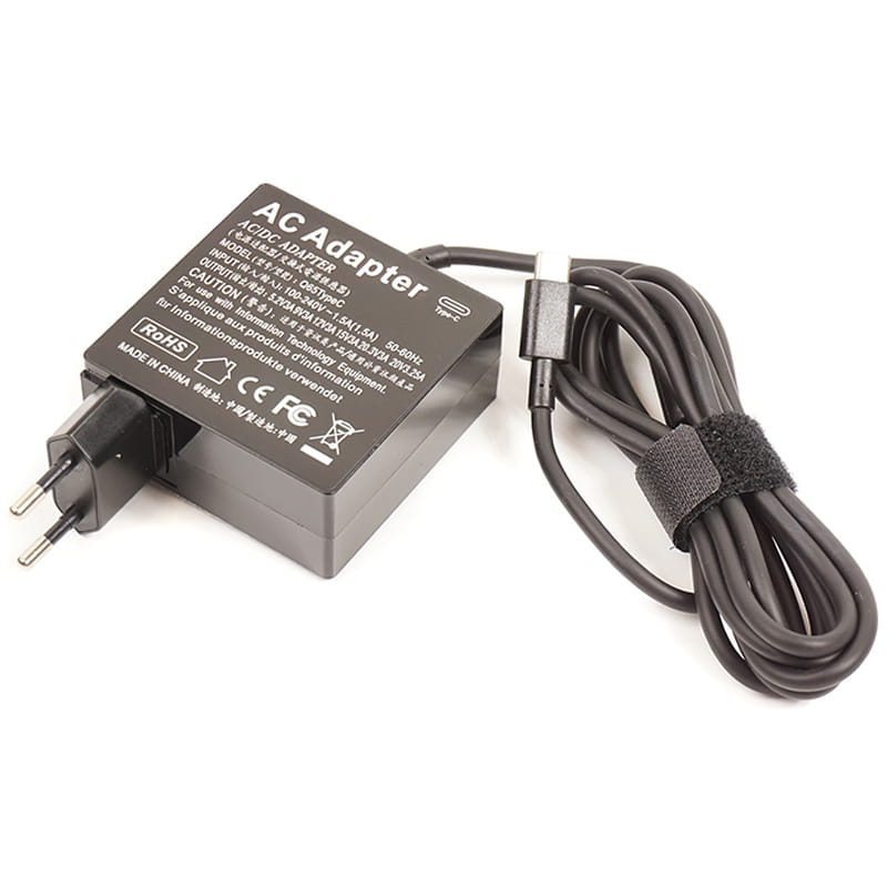 Универсальный блок питания PowerPlant для ноутбуков 220V, 20V 3.25A Type-C (NA700066)