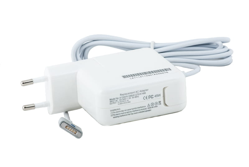 Блок живлення PowerPlant для ноутбука Apple 220V, 14.85V 45W 3.05A MagSafe2 (AP45KMAG2)