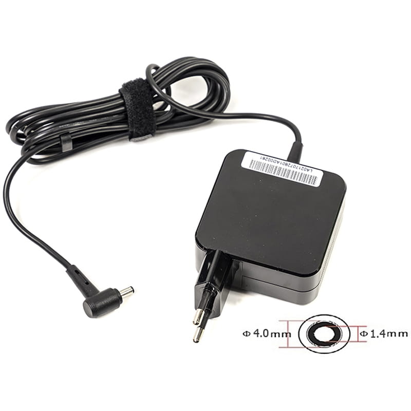 Блок живлення PowerPlant для ноутбука Asus 220V, 19V 33W 1.75A, 4.0х1.35мм, wall mount (AS33F4014)