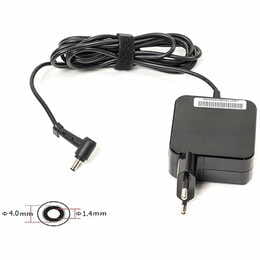 Блок живлення PowerPlant для ноутбука Asus 220V, 19V 45W 2.37A, 4.0х1.4мм, wall mount (AS45F4014)
