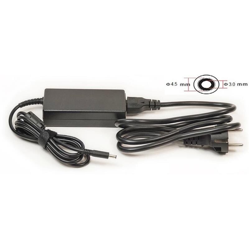 Блок питания PowerPlant для ноутбука Dell 220V, 19.5V 65W 3.34A, 4.5х3.0мм (DL65G4530)