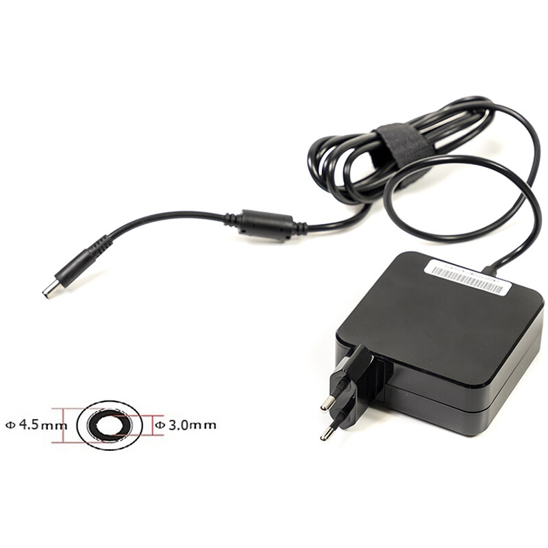 Блок питания PowerPlant для ноутбука Dell 220V, 19.5V 65W 3.34A, 4.5х3.0мм, wall mount (WM-DL65G4530)