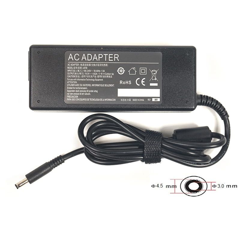 Блок питания PowerPlant для ноутбука Dell 220V, 19.5V 90W 4.62A, 4.5х3.0мм (DL90G4530)
