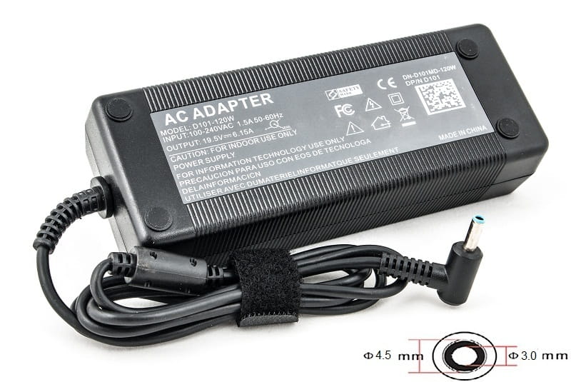 Блок питания PowerPlant для ноутбука HP 220V, 19.5V 120W 6.15A, 4.5х3.0мм (HP120G4530)