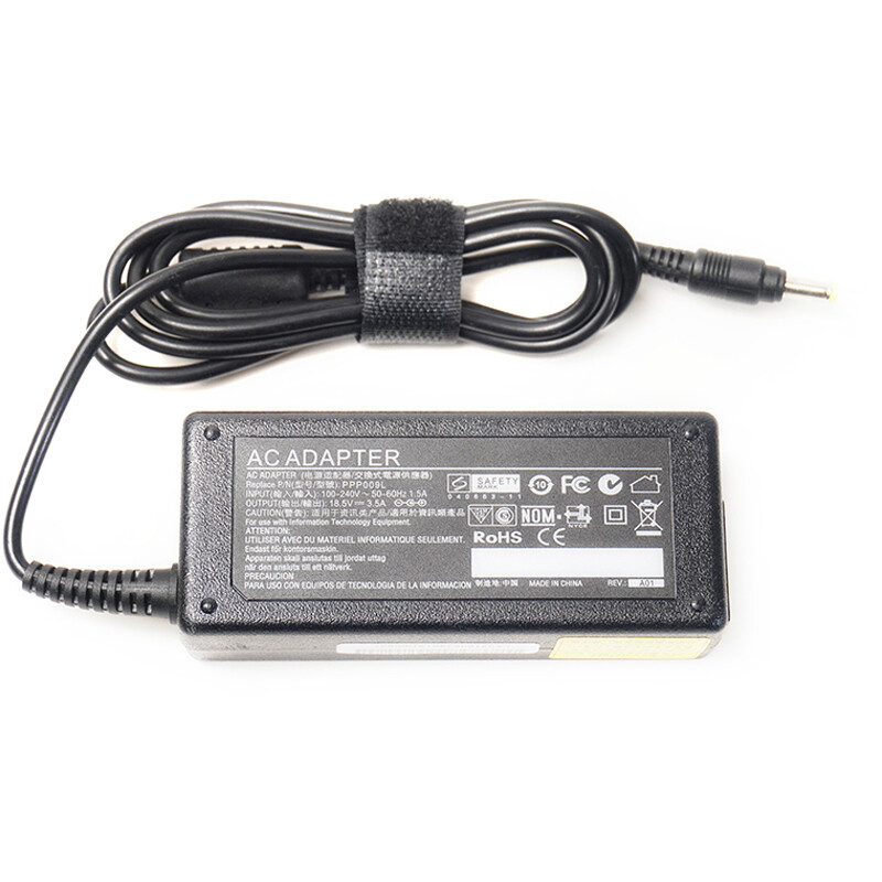 Блок питания PowerPlant для ноутбука HP 220V, 18.5V 65W 3.5A, 4.8х1.7мм (HP65E4817)