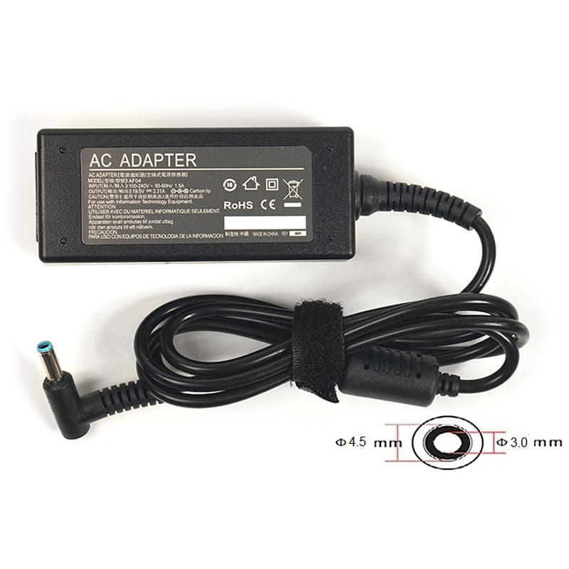 Блок питания PowerPlant для ноутбука HP 220V, 19.5V 45W 2.31A, 4.5х3.0мм (HP45G4530)