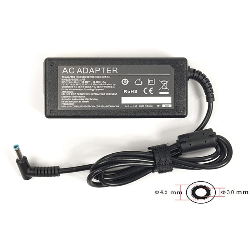 Блок питания PowerPlant для ноутбука HP 220V, 19.5V 65W 3.33A, 4.5х3.0мм (HP65G4530)