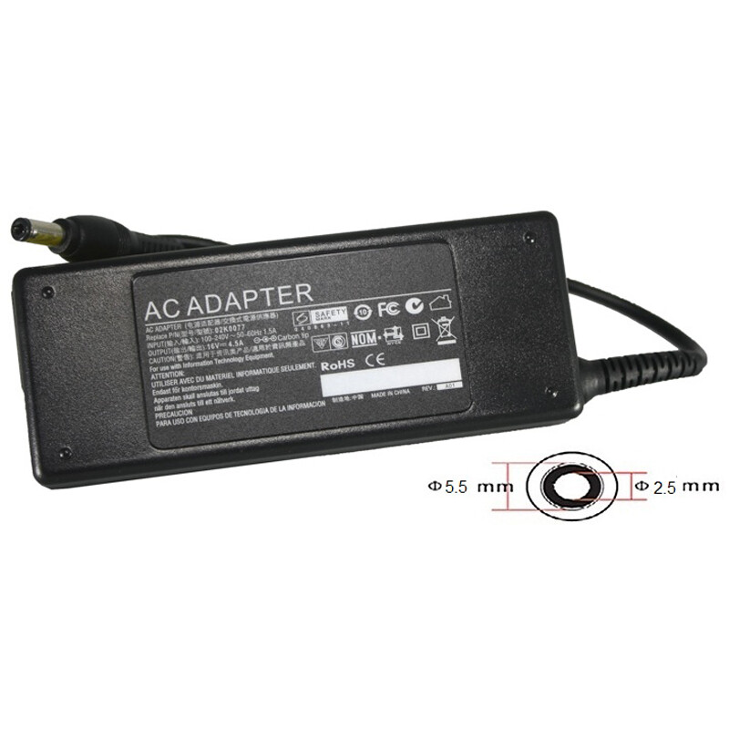 Блок питания PowerPlant для ноутбука IBM/Lenovo 220V, 16V 72W 4.5A, 5.5х2.5мм (IB72D5525)