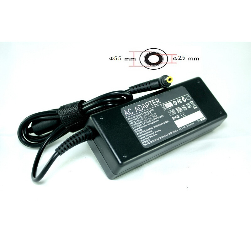 Блок питания PowerPlant для ноутбука IBM/Lenovo 220V, 20V 90W 4.5A, 5.5х2.5мм (LS90H5525)